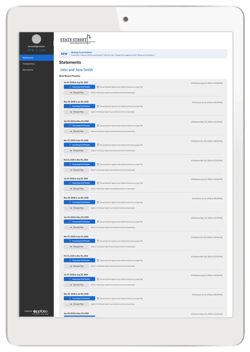 owner portal